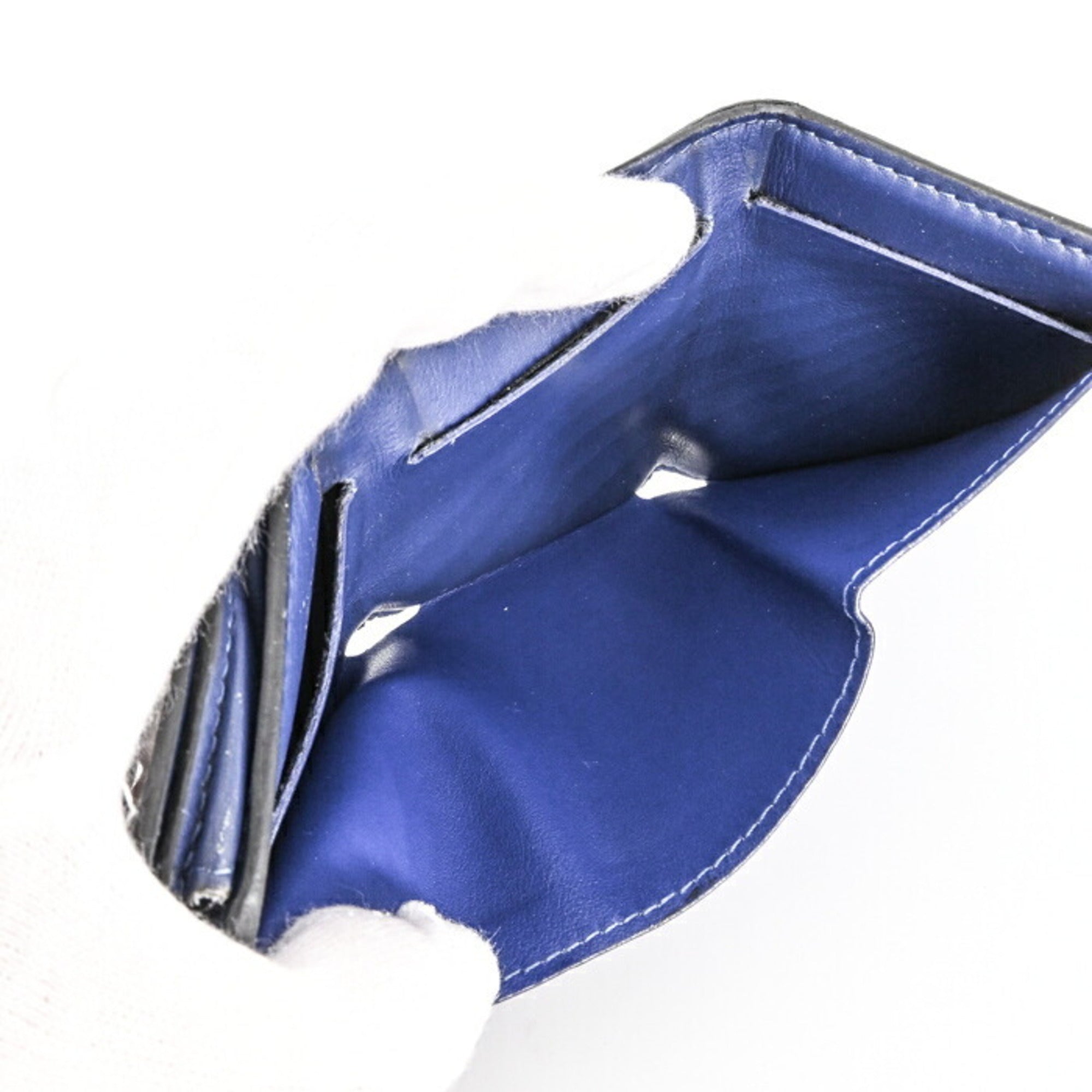 Louis Vuitton Blue Taigarama Wallet (Tri-Fold)