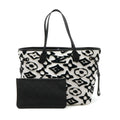 Louis Vuitton Black Monogram White Monogram Pouch Shoulder Bag Tote Bag