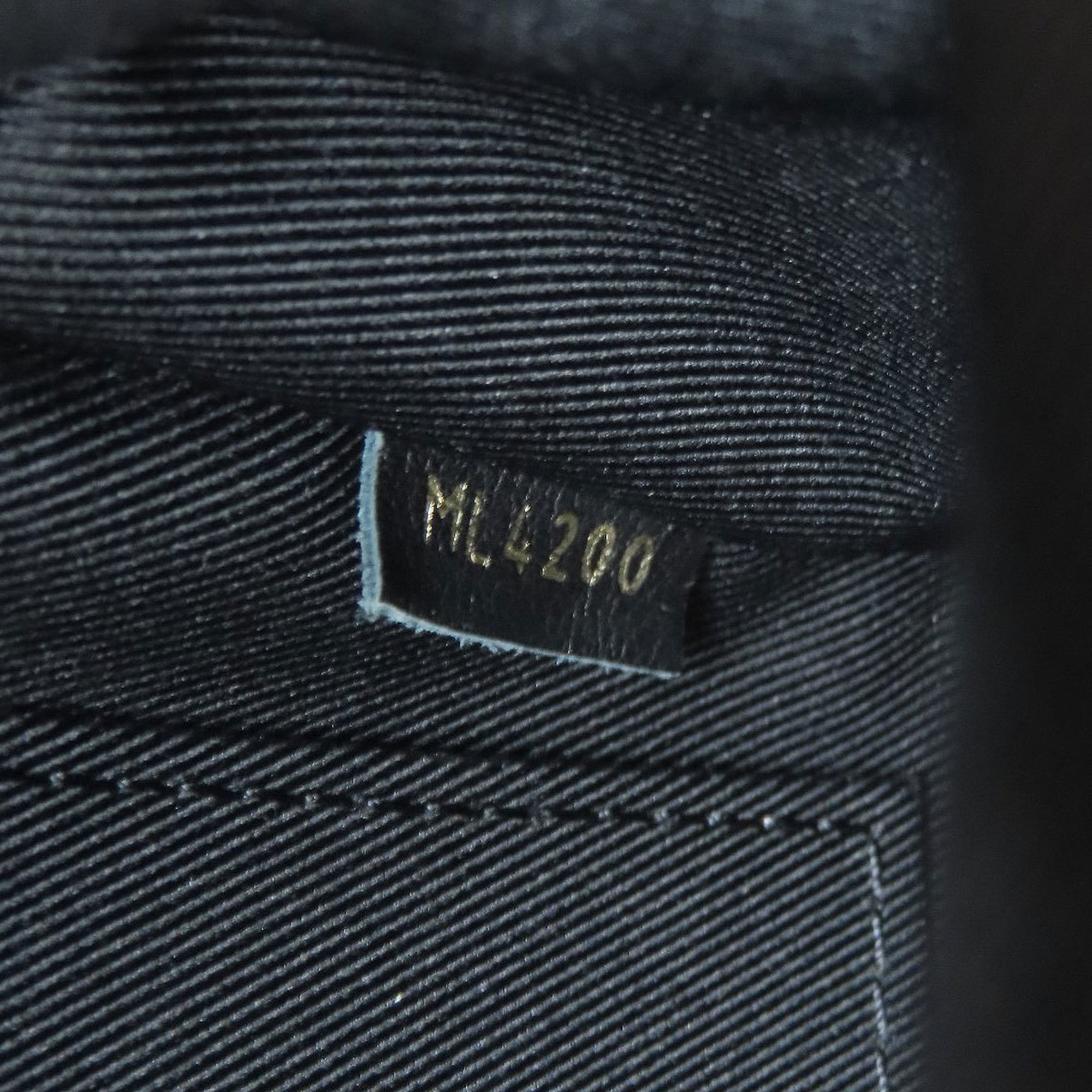 Louis Vuitton Monogram Black Pvc Backpack