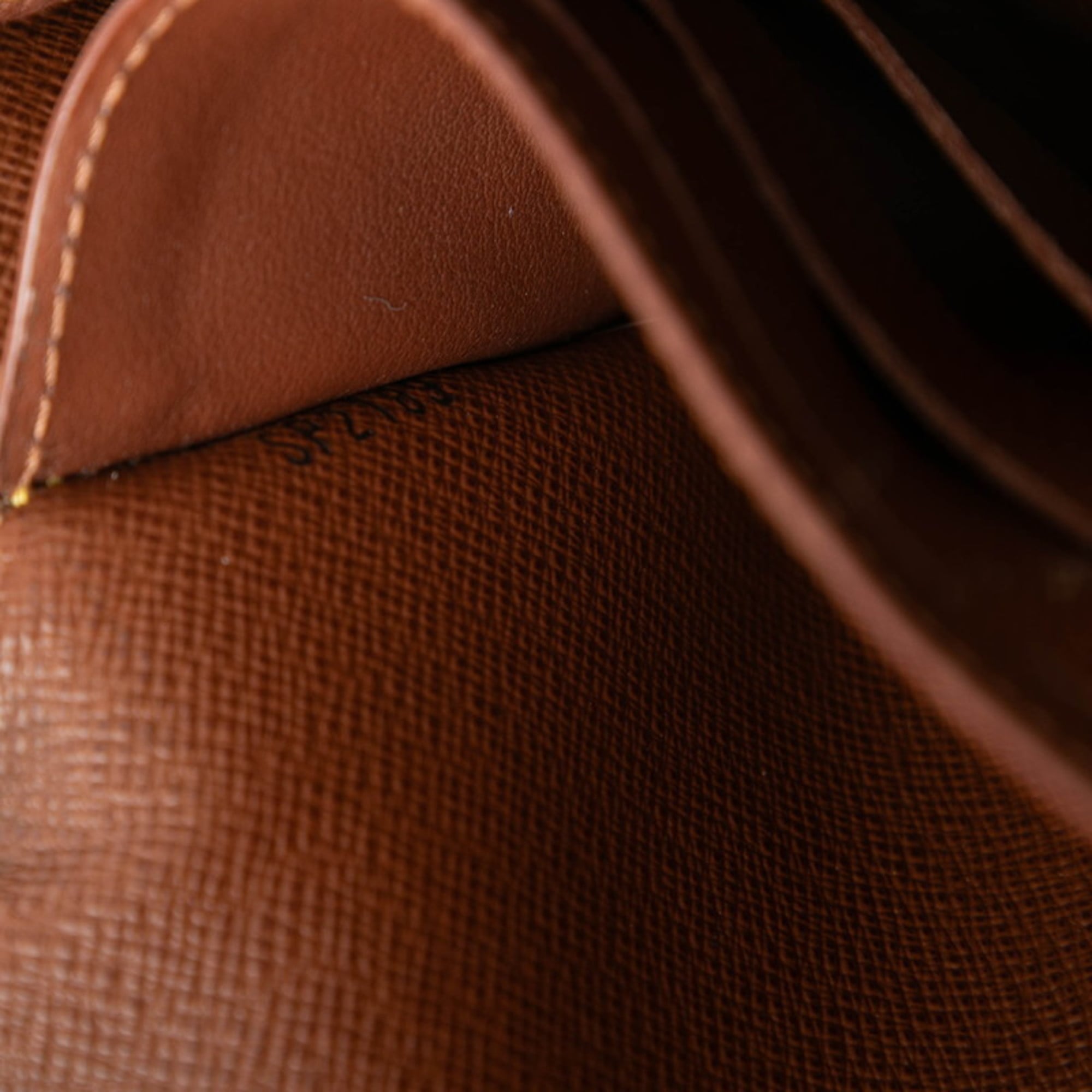 Louis Vuitton Brown Pvc Leather Clutch Bag Pouch