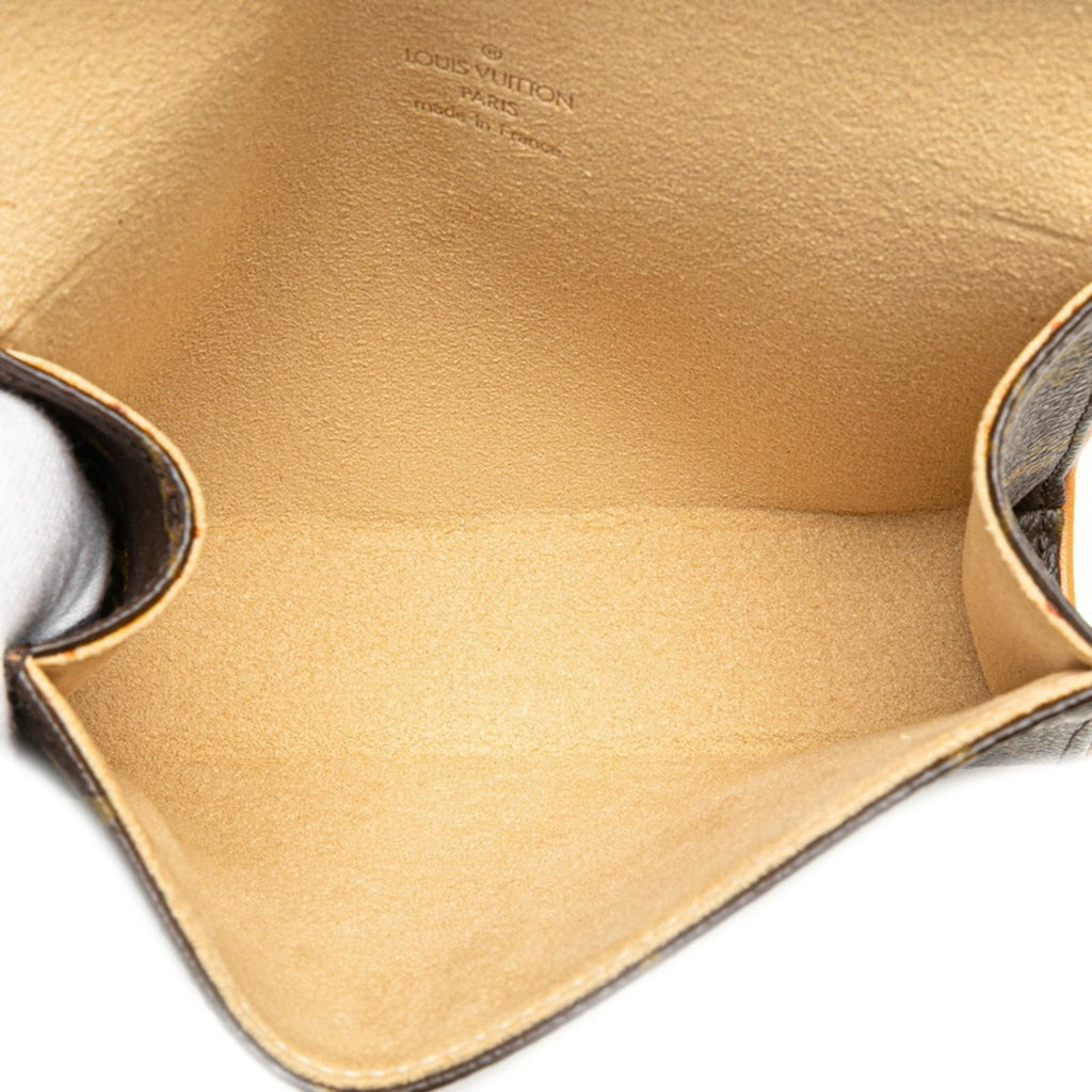 Louis Vuitton Brown Pvc Leather Fanny Pack Pochette