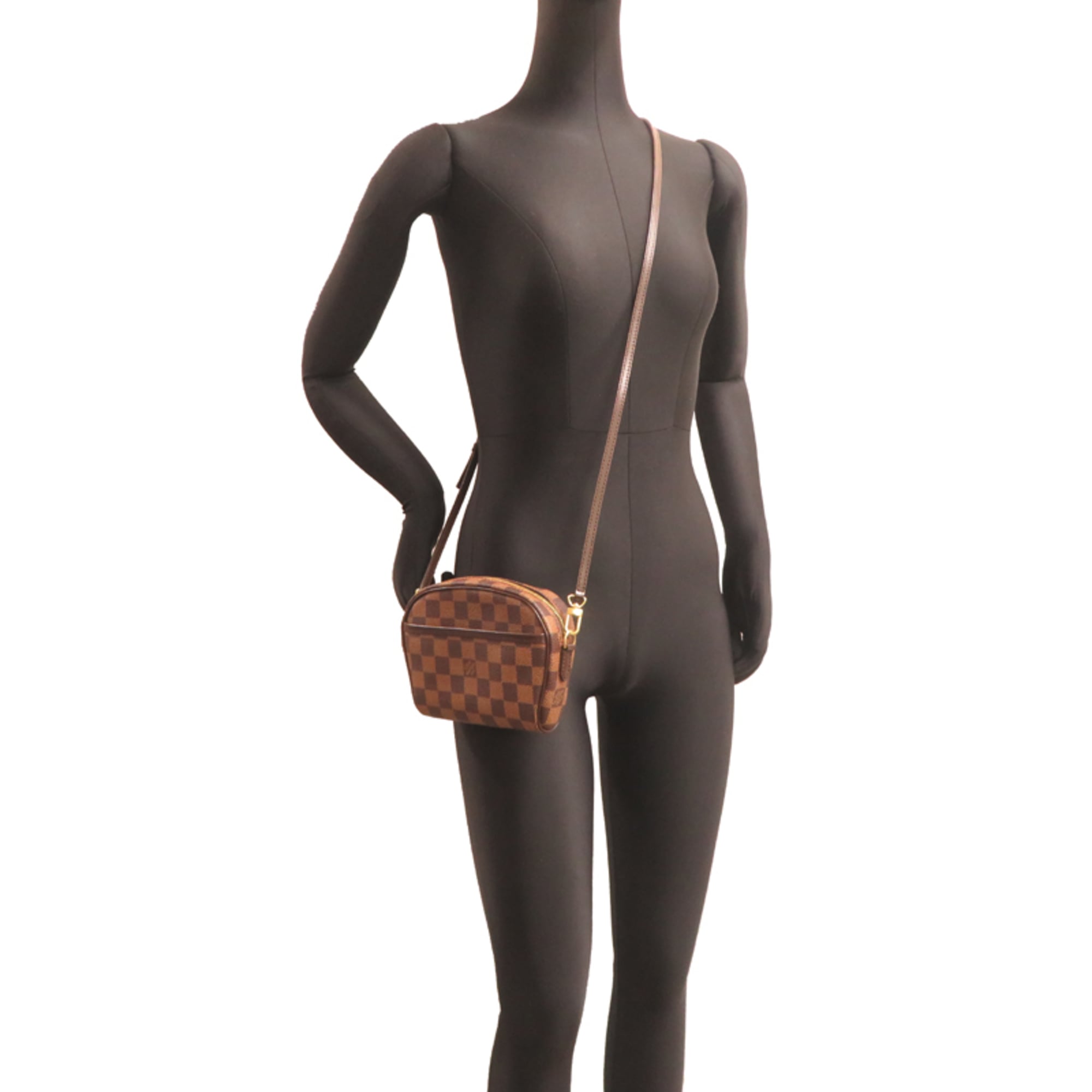 Louis Vuitton Damier Brown Damier Canvas Pochette Shoulder Bag