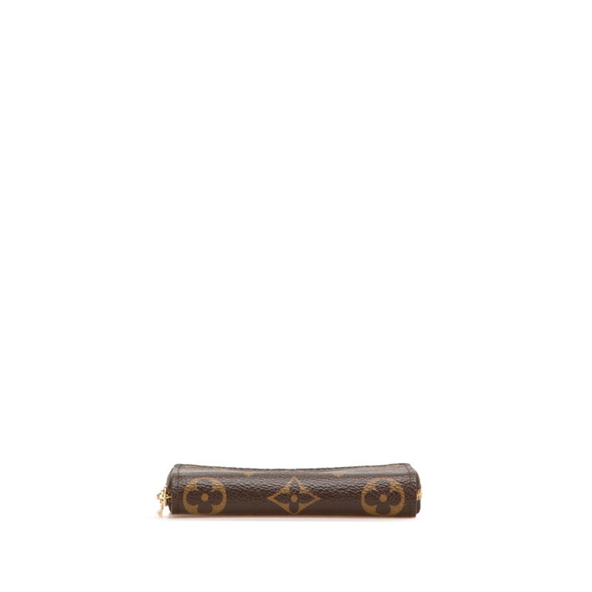 Louis Vuitton Brown Pvc Leather Coin Purse/Coin Case