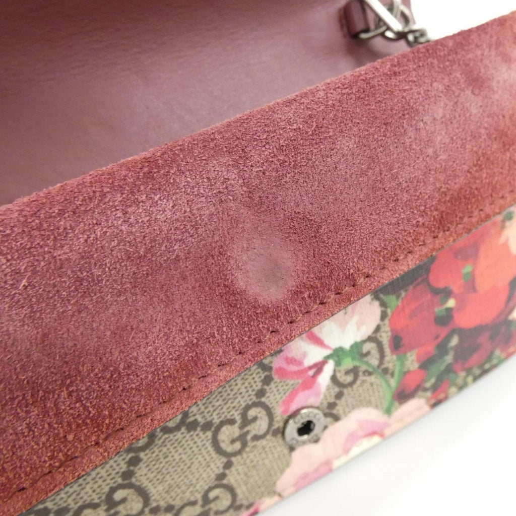 Gucci Beige Gg Supreme Canvas Shoulder Bag (Pre-Owned)