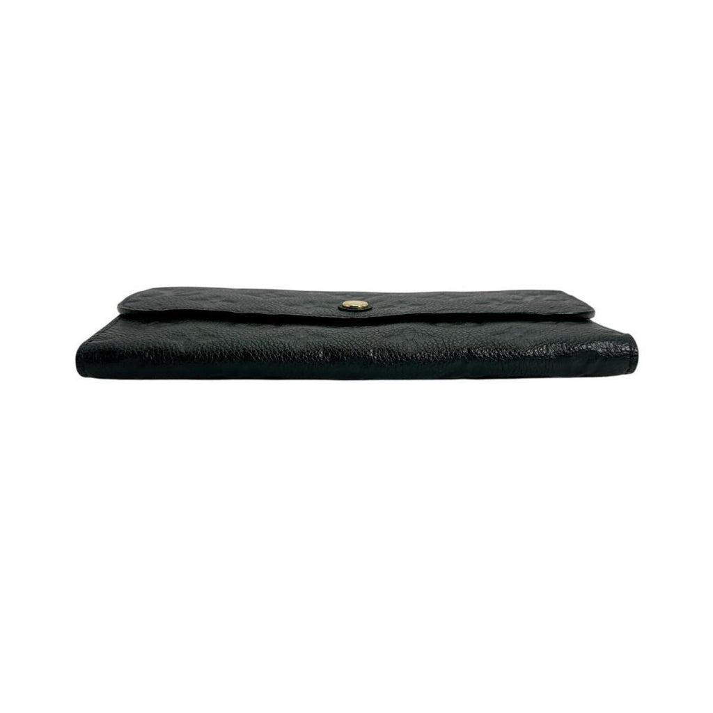 Louis Vuitton Infini Navy Monogram Empreinte Long Wallet (Tri-Fold)