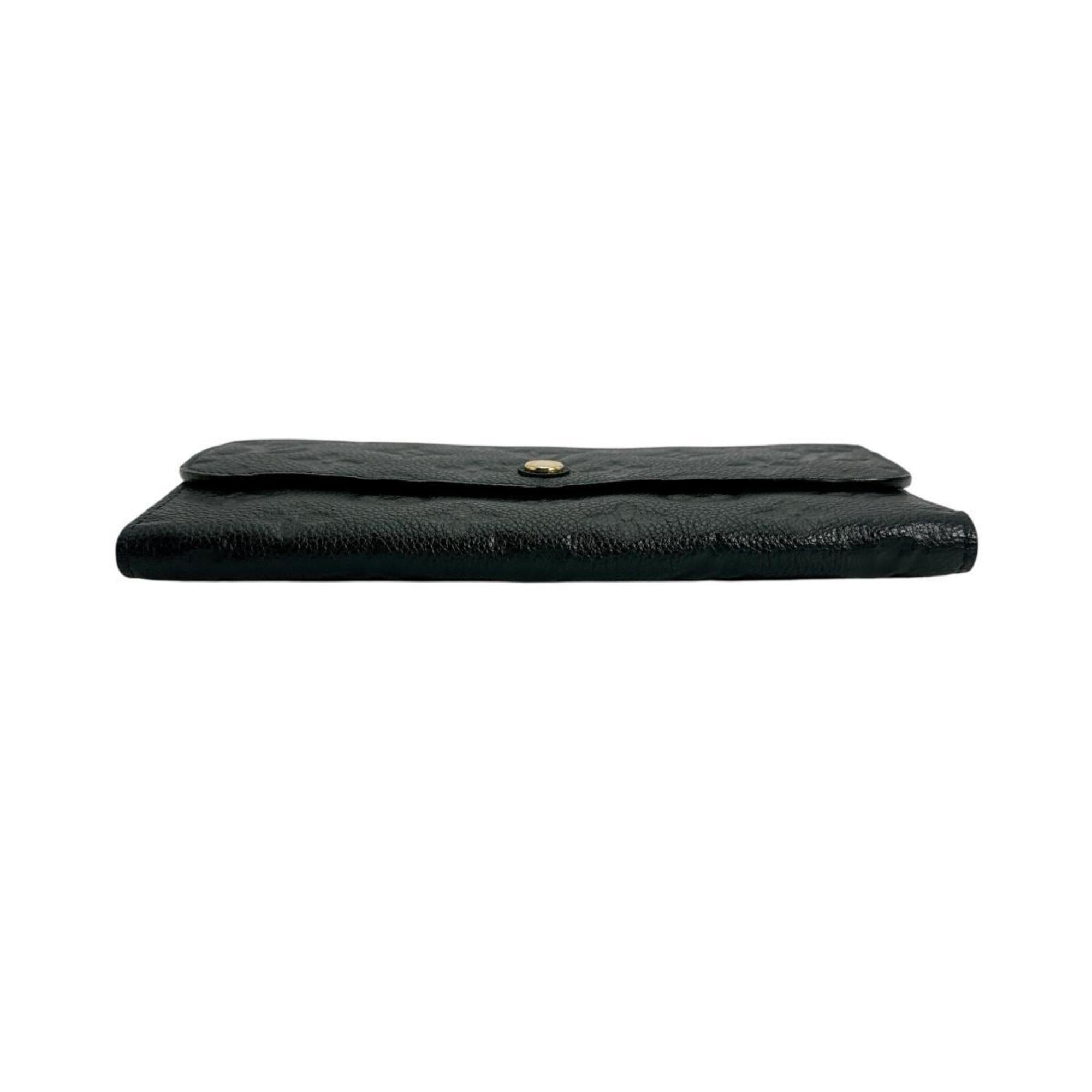 Louis Vuitton Infini Navy Monogram Empreinte Long Wallet (Tri-Fold)