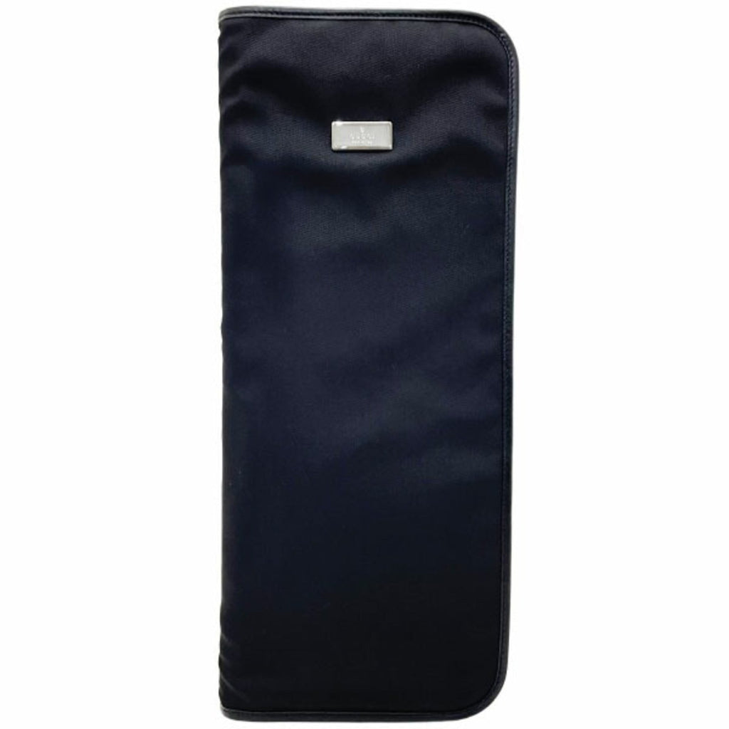 Gucci Black Nylon Leather Pouch (Pre-Owned)