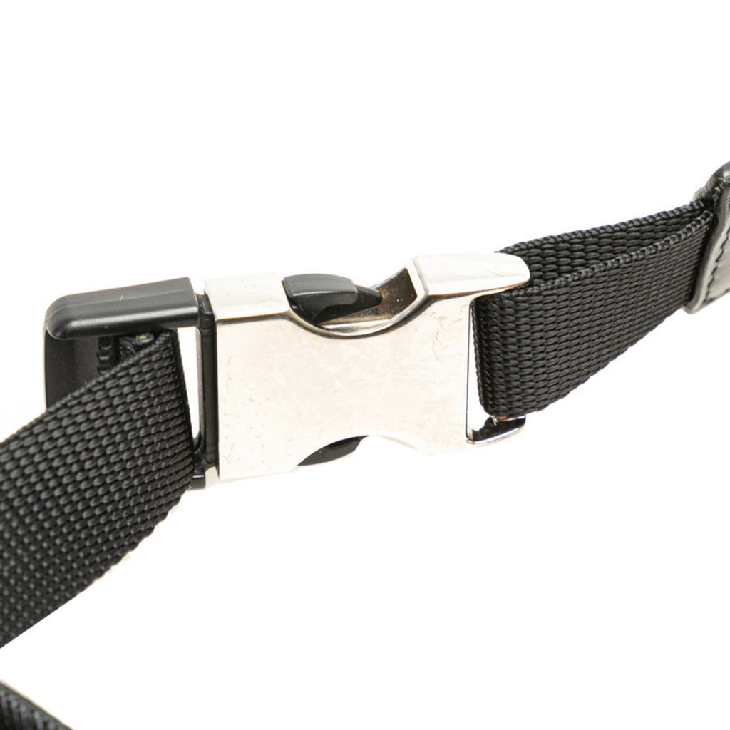 Prada Black Nylon Leather Fanny Pack