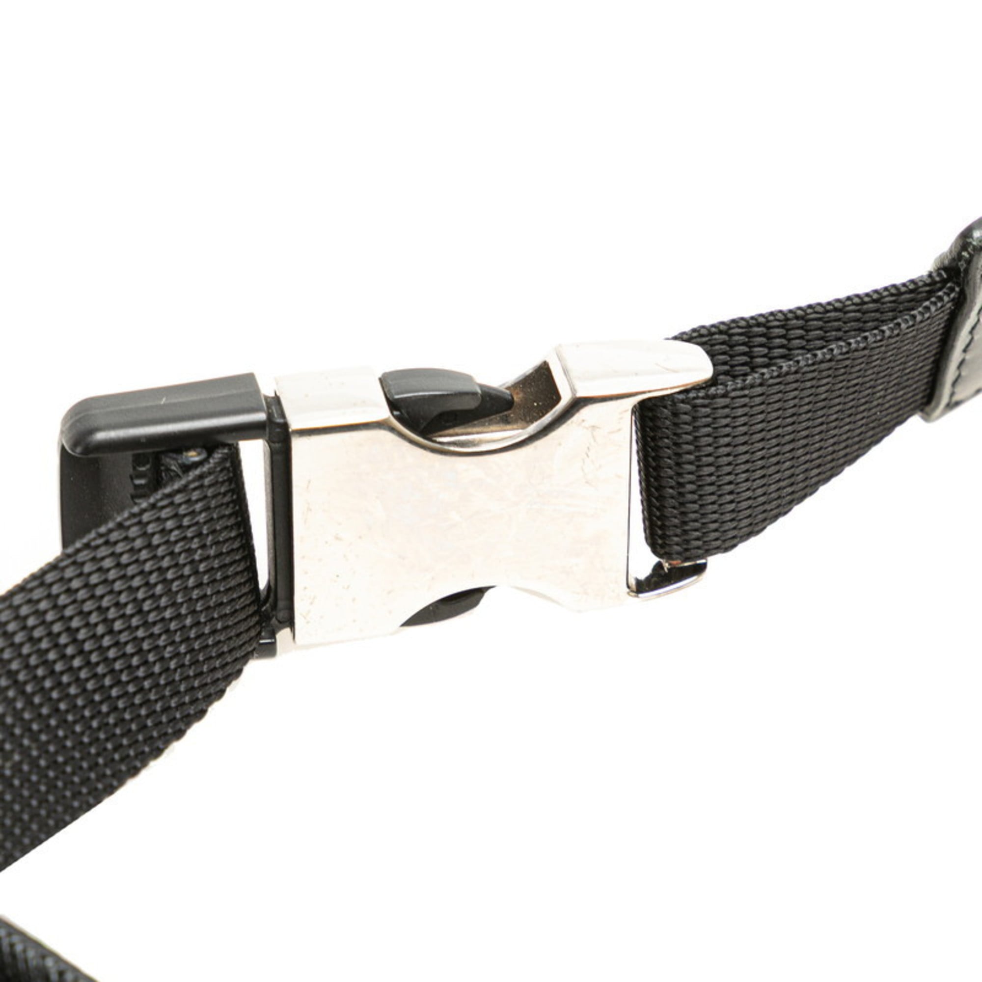 Prada Black Nylon Leather Fanny Pack