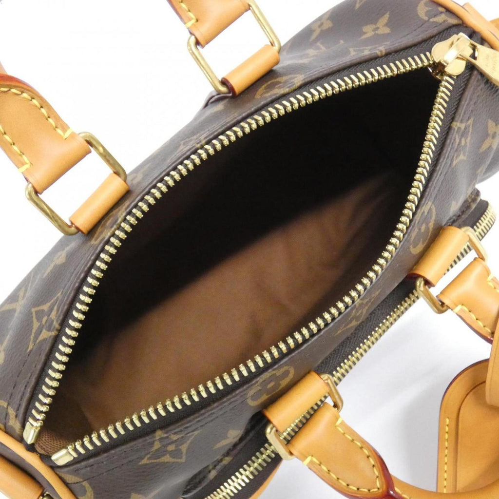 Louis Vuitton Marron Coated Canvas Boston Bag