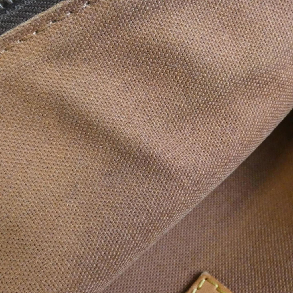 Louis Vuitton Marron Coated Canvas Pochette Shoulder Bag