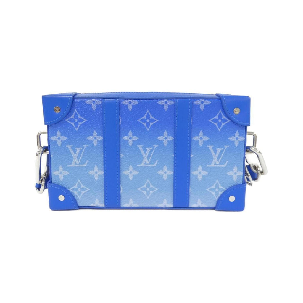 Louis Vuitton Blue Coated Canvas Shoulder Bag