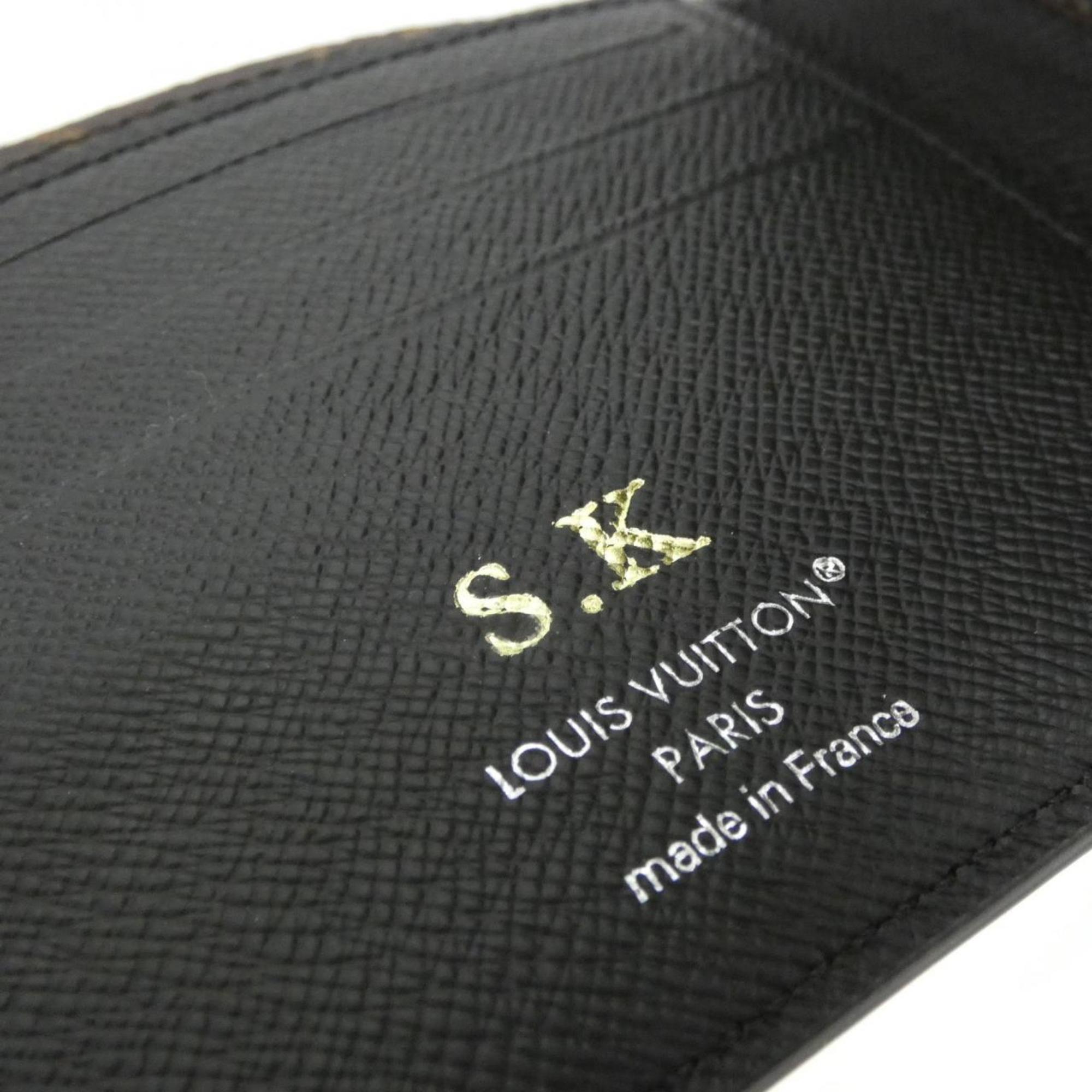 Louis Vuitton Brown Marron Coated Canvas Bill Wallet