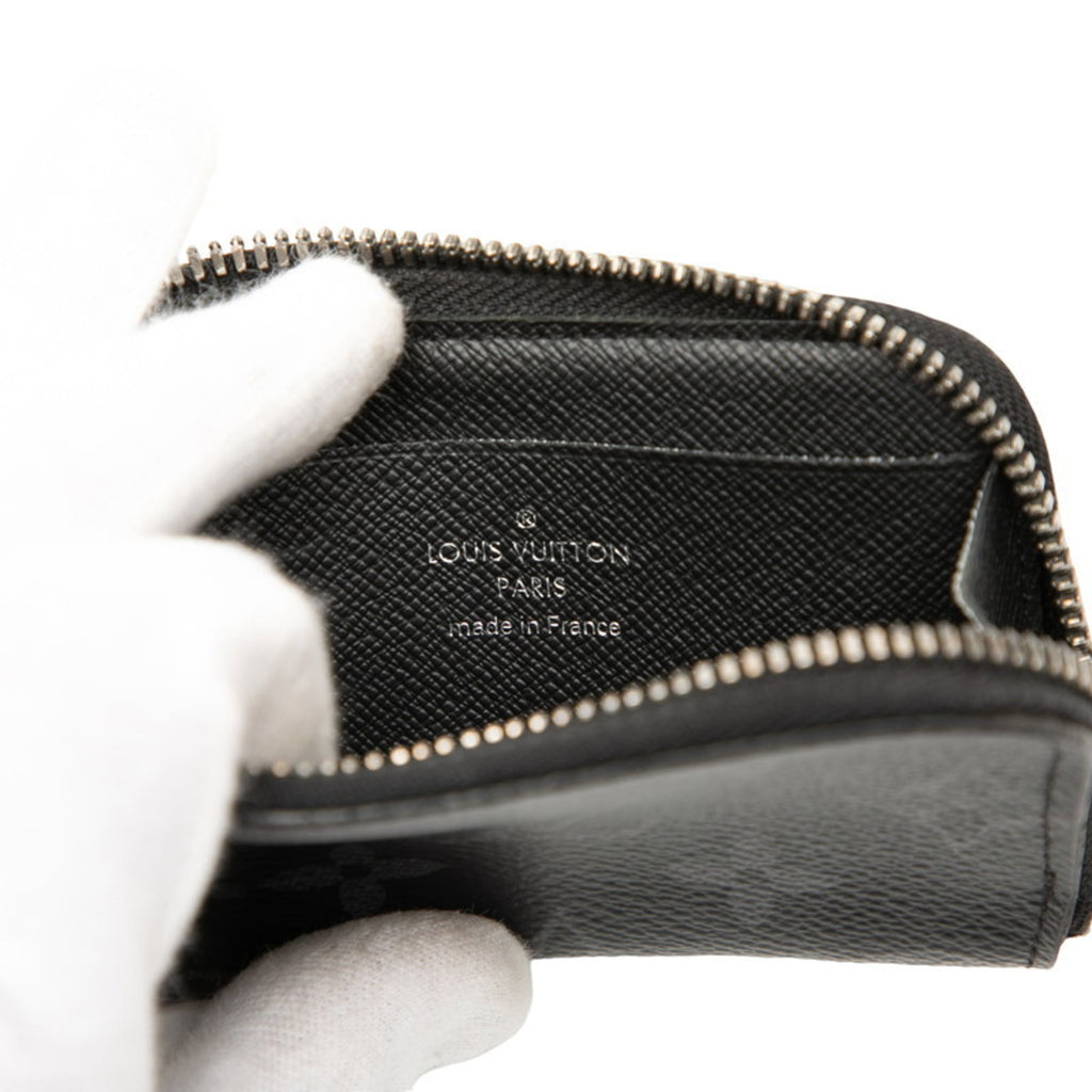 Louis Vuitton Black Pvc Leather Coin Purse/Coin Case