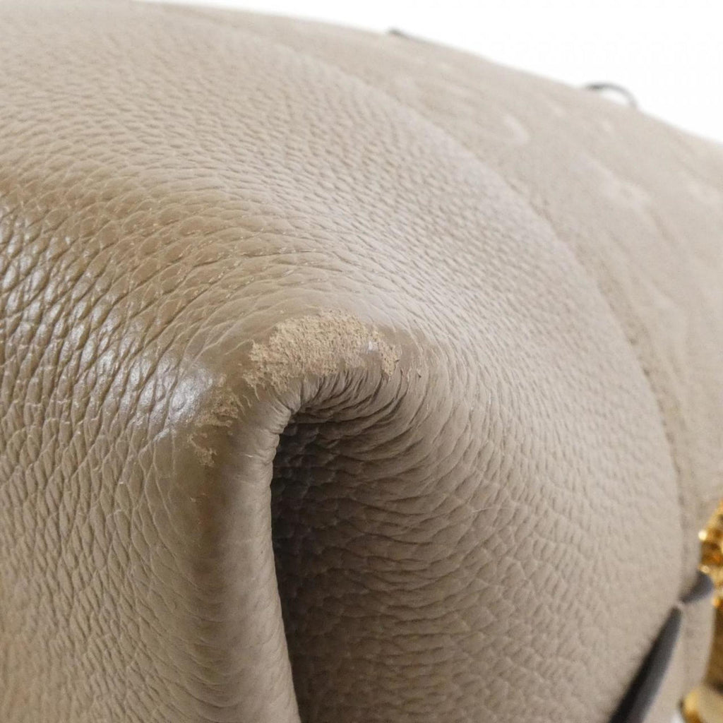 Louis Vuitton Tourterelle Leather Handbag