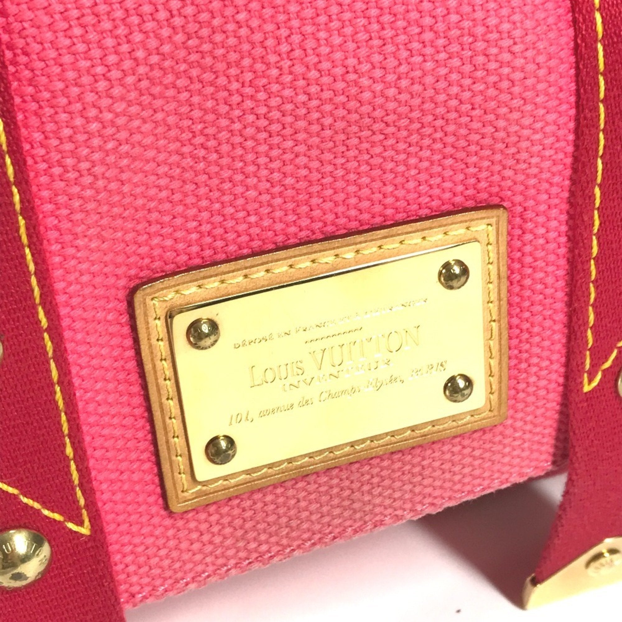 Louis Vuitton Pink Canvas Handbag Shoulder Bag