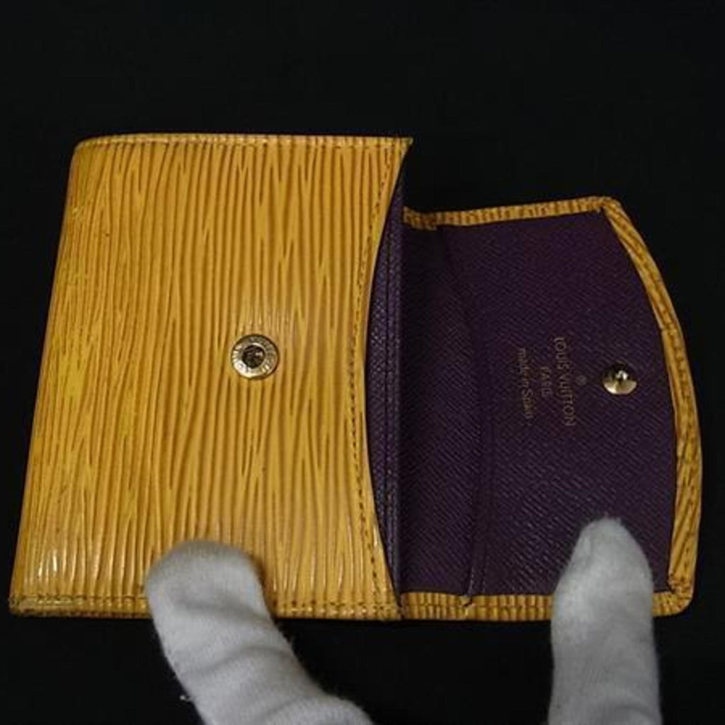 Louis Vuitton Yellow Epi Leather Coin Purse/Coin Case