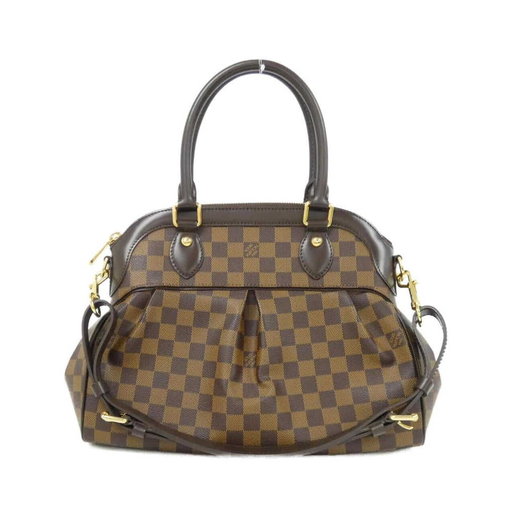 Louis Vuitton Brown Coated Canvas Handbag