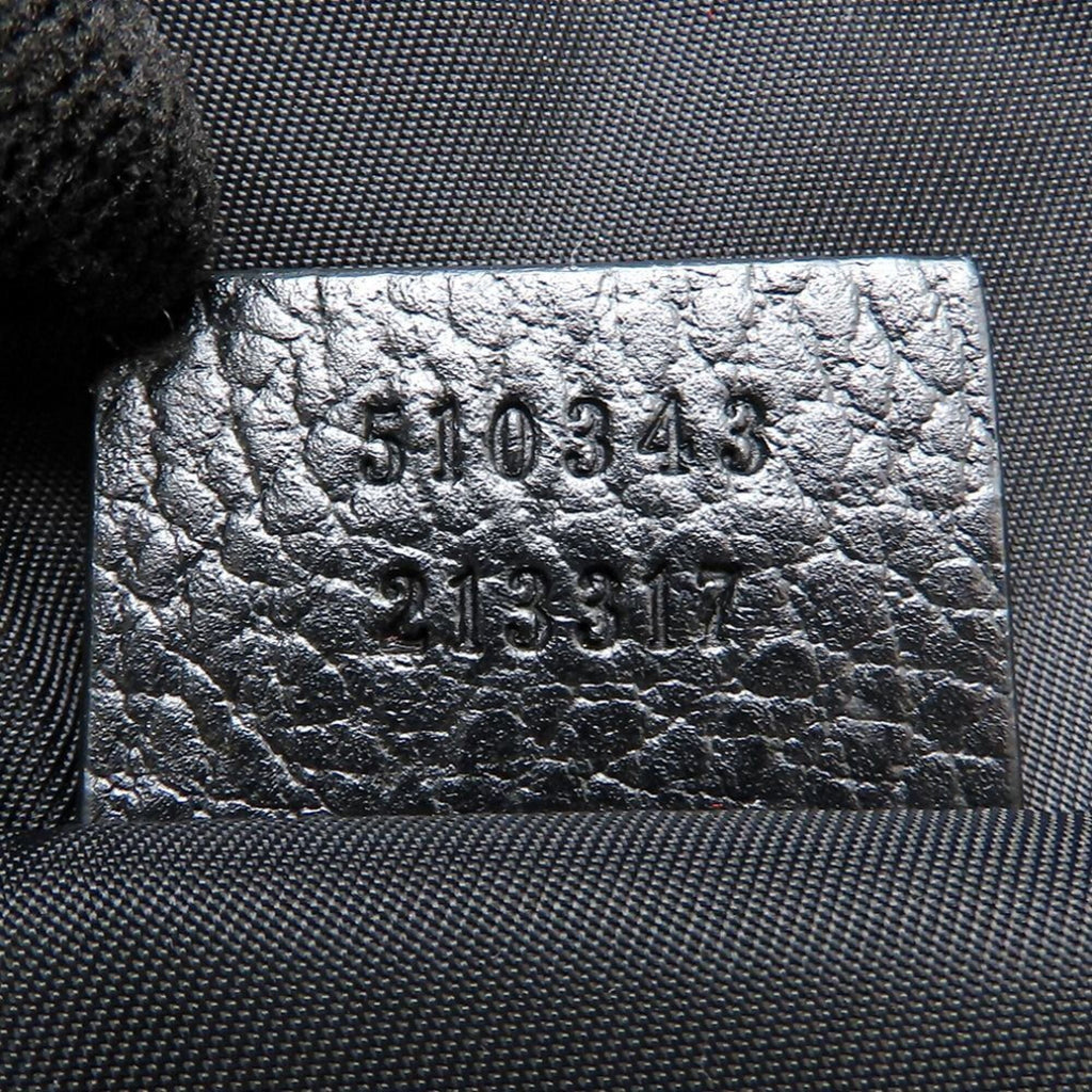 Gucci Black Nylon Leather Backpack (Pre-Owned)