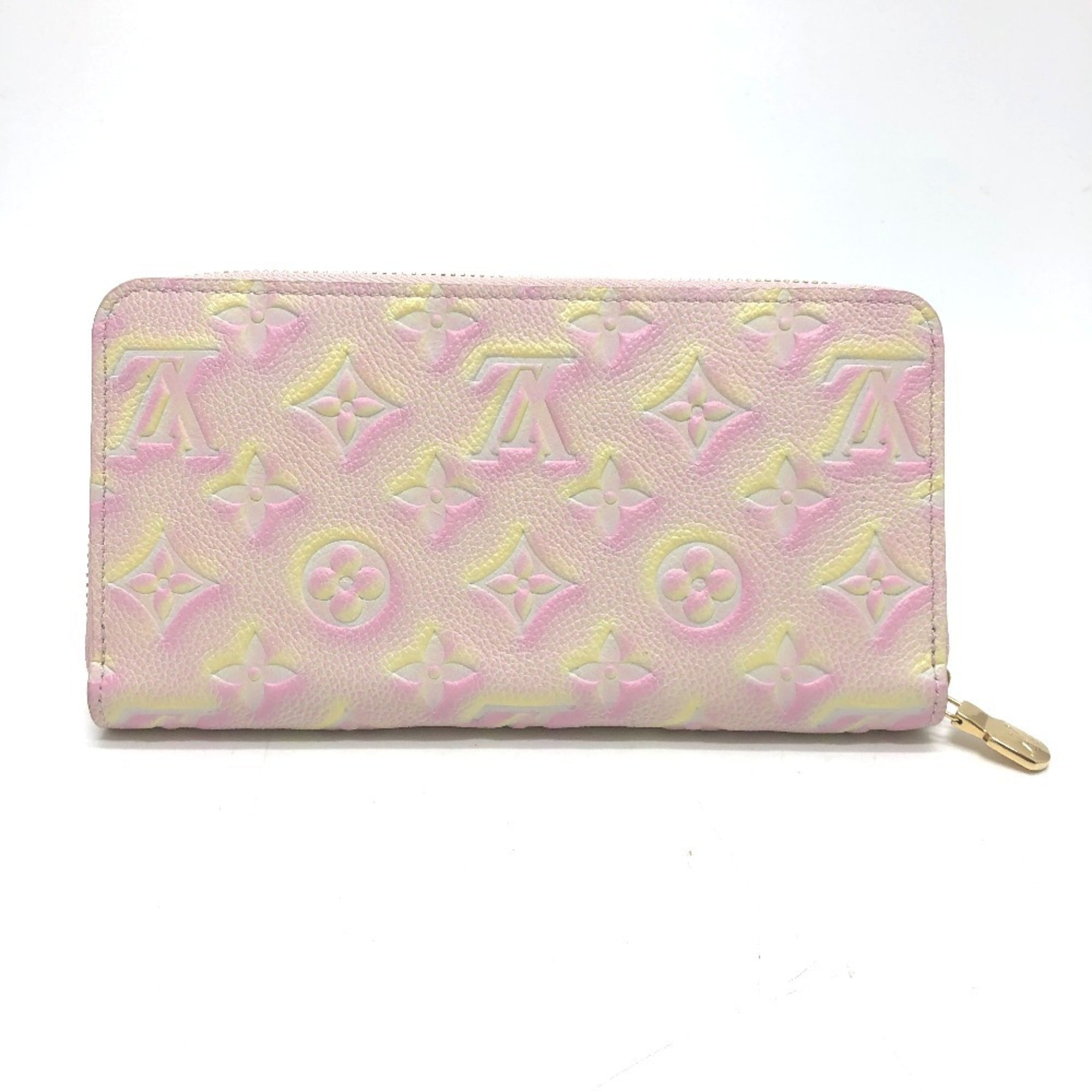 Louis Vuitton Monogram Empreinte Light Pink Monogram Empreinte Long Wallet