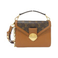 Louis Vuitton Marron Monogram Coated Canvas Shoulder Bag