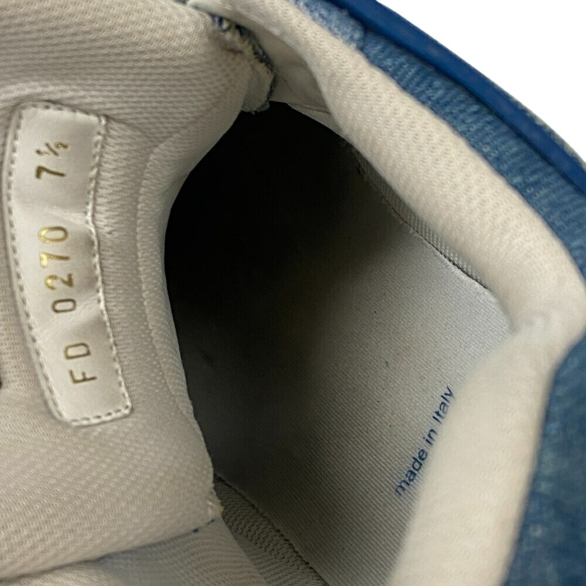 Louis Vuitton Blue White Sneakers