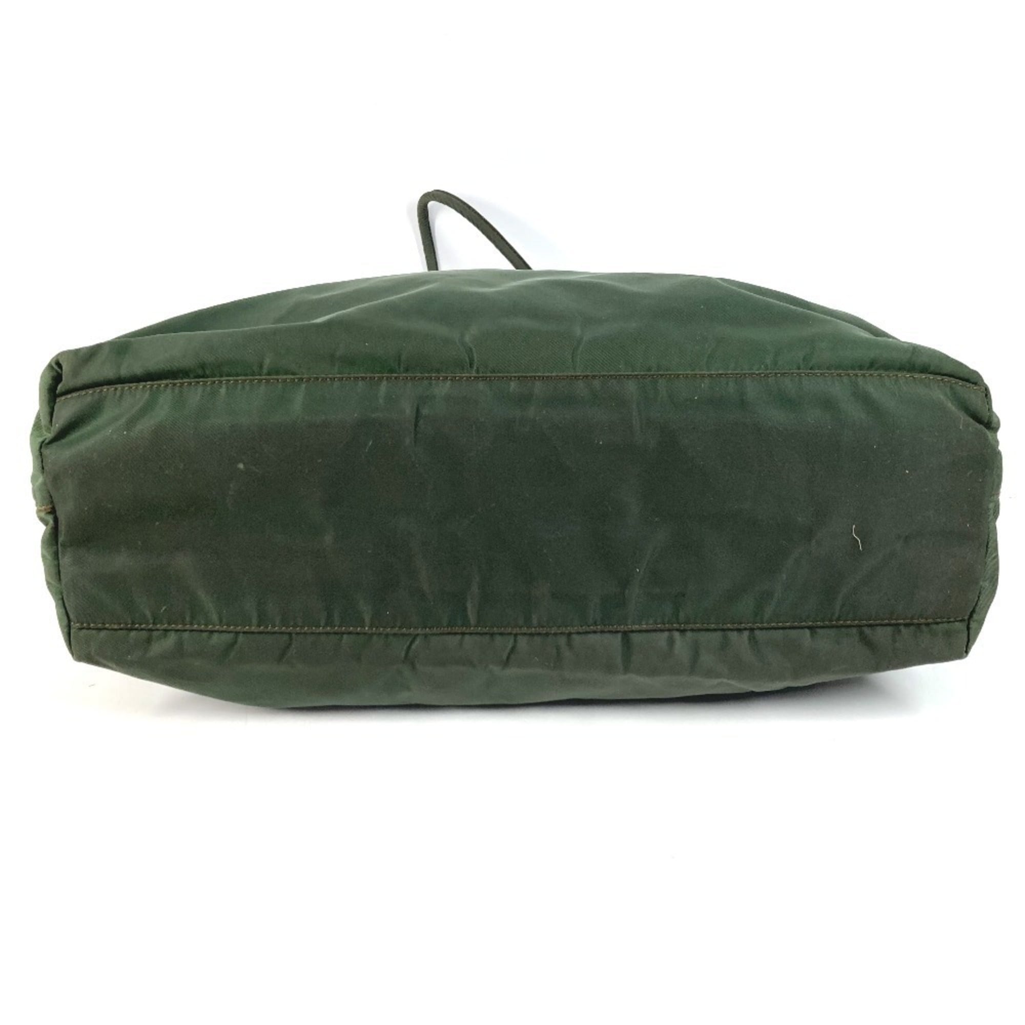 Prada Khaki Nylon Shoulder Bag Tote Bag