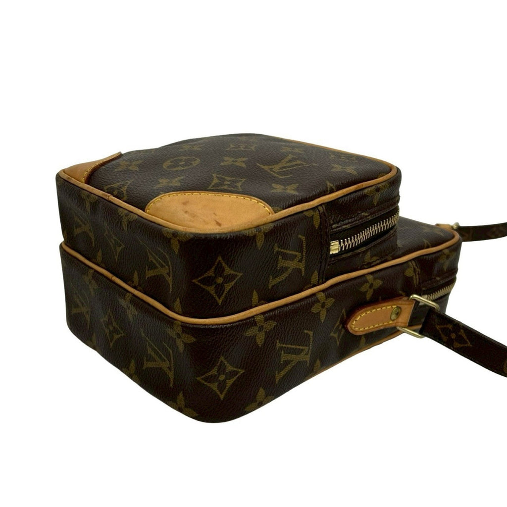 Louis Vuitton Brown Leather Pvc Pochette Shoulder Bag
