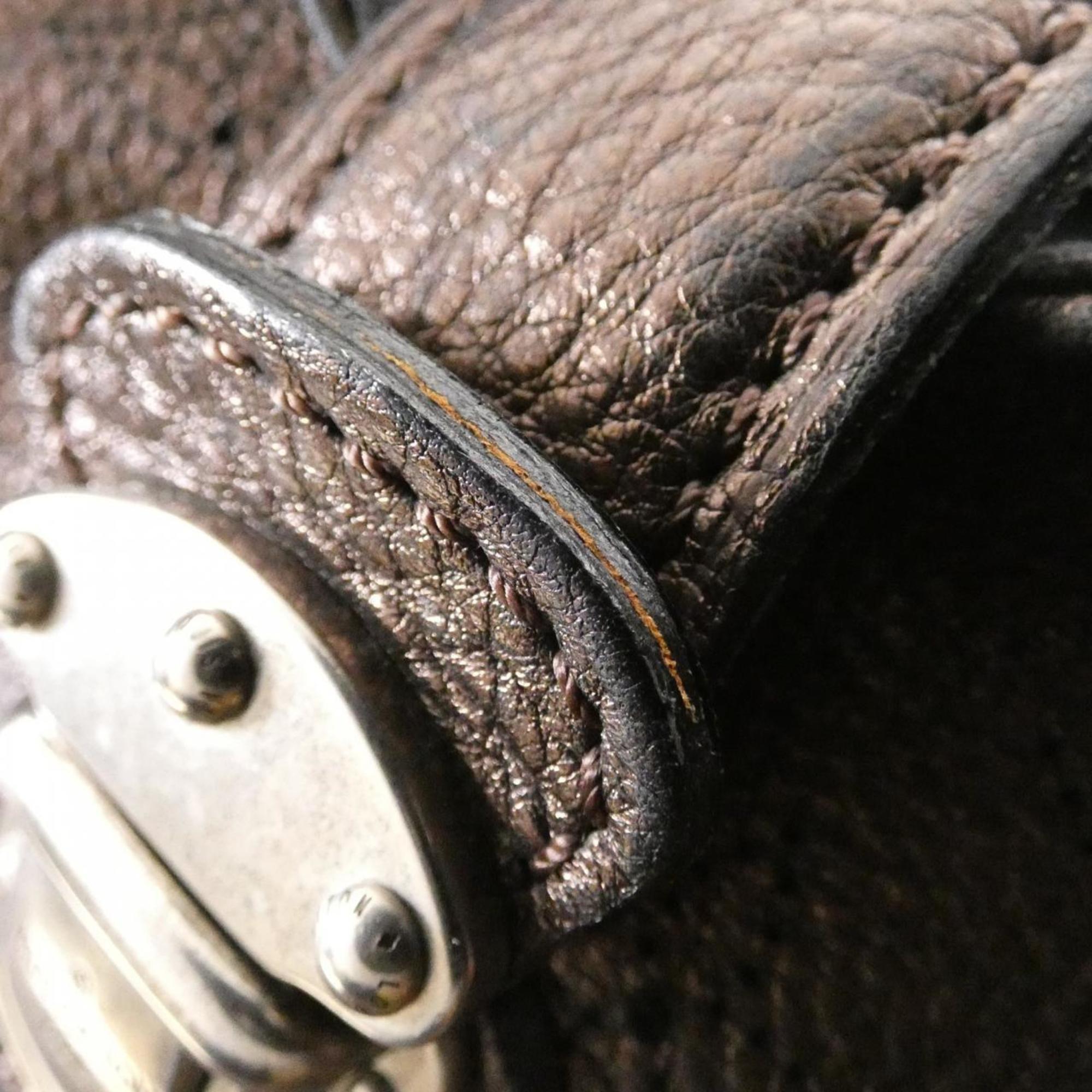 Louis Vuitton Brown Mahina Leather Shoulder Bag