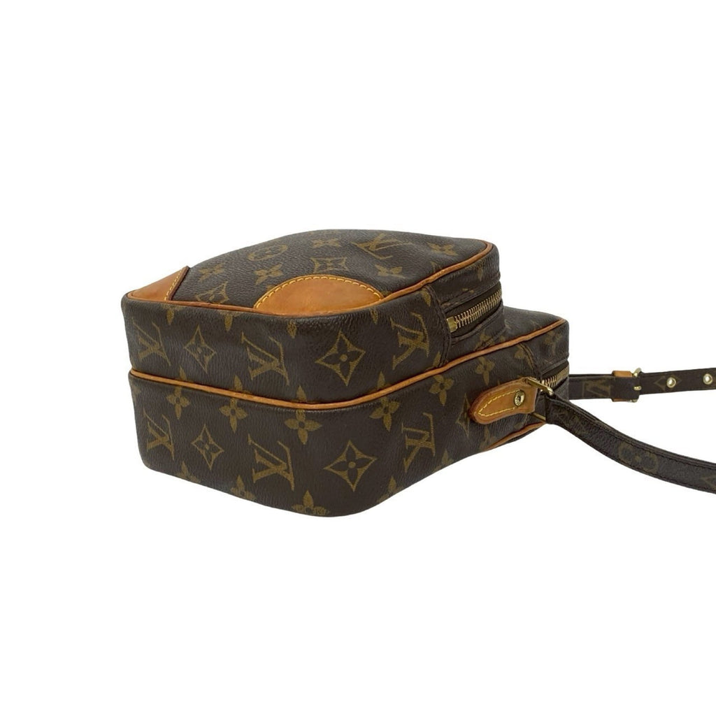 Louis Vuitton Brown Leather Pvc Pochette Shoulder Bag