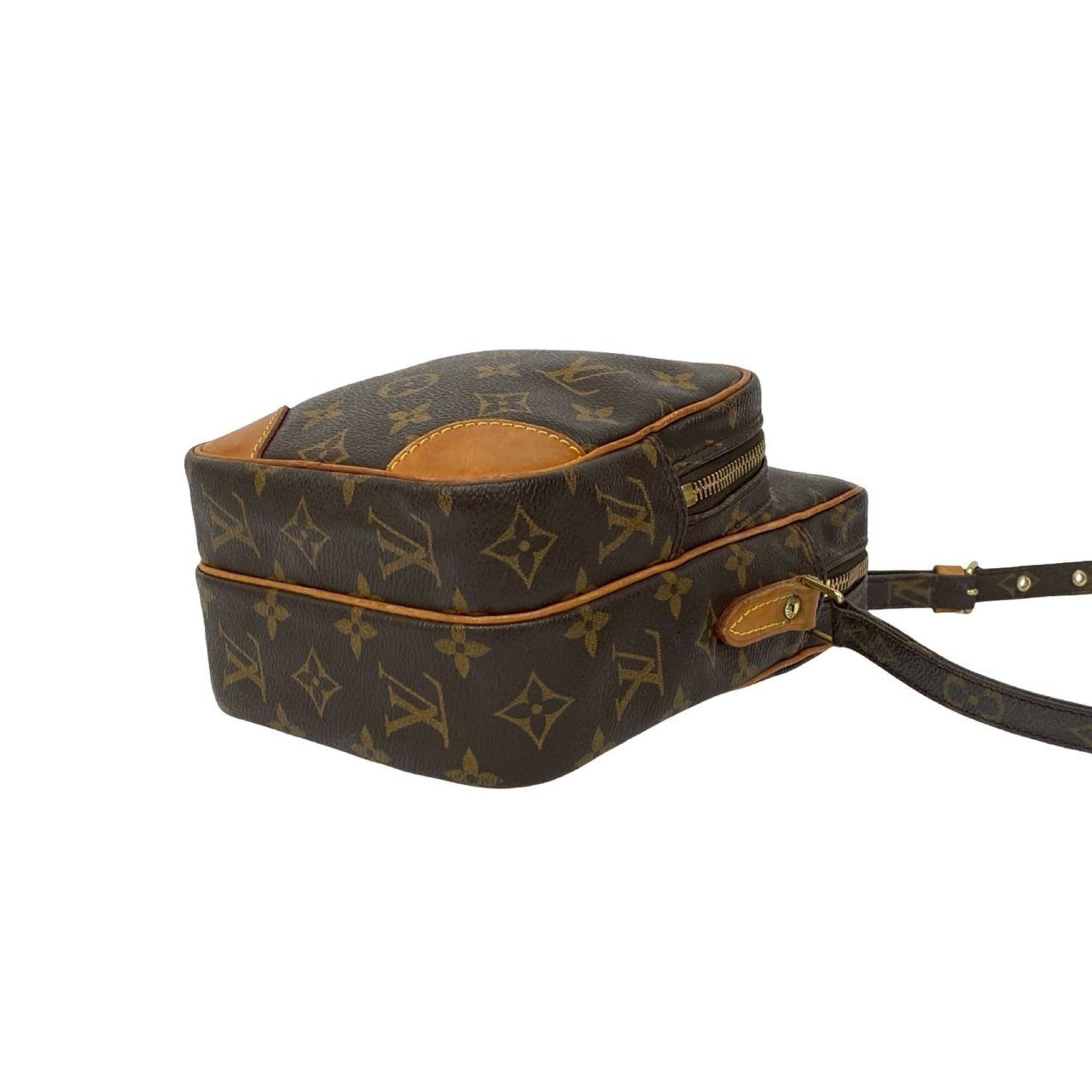 Louis Vuitton Brown Leather Pvc Pochette Shoulder Bag