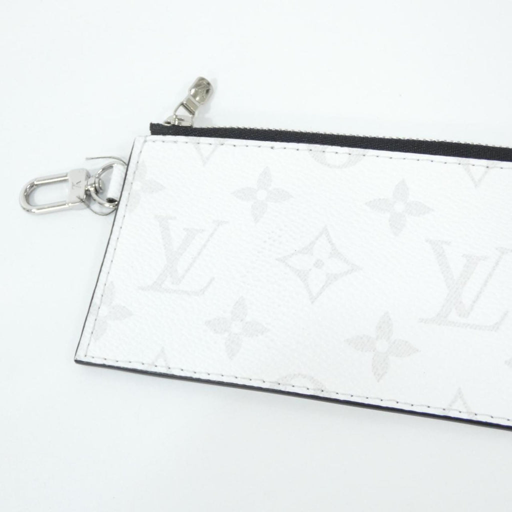 Louis Vuitton White Coated Canvas Leather Shoulder Bag