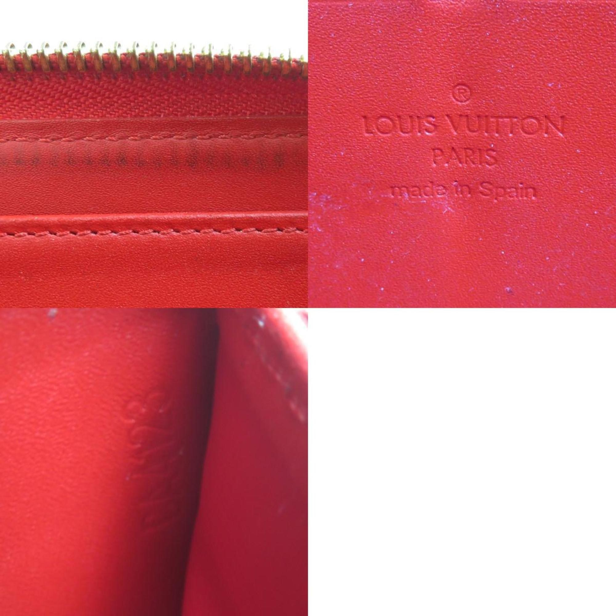 Louis Vuitton Pink Red Color Long Wallet