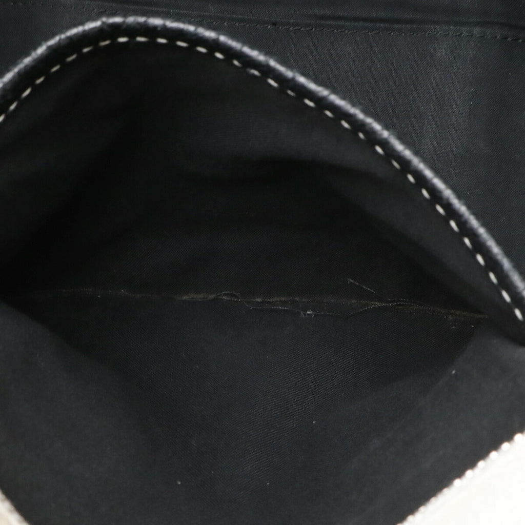 Balenciaga Beige Gray Orange White Leather Shoulder Bag Tote