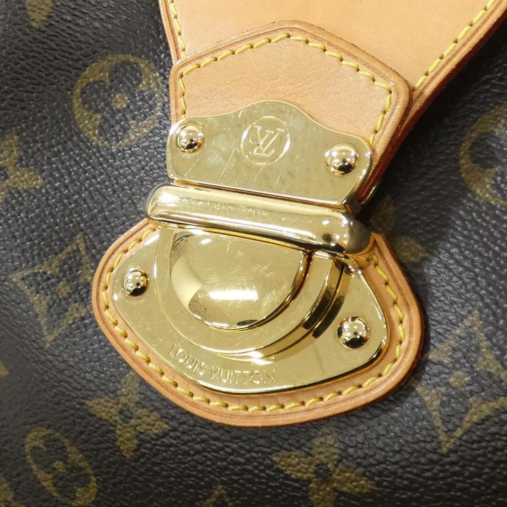 Louis Vuitton Brown Coated Canvas Shoulder Bag