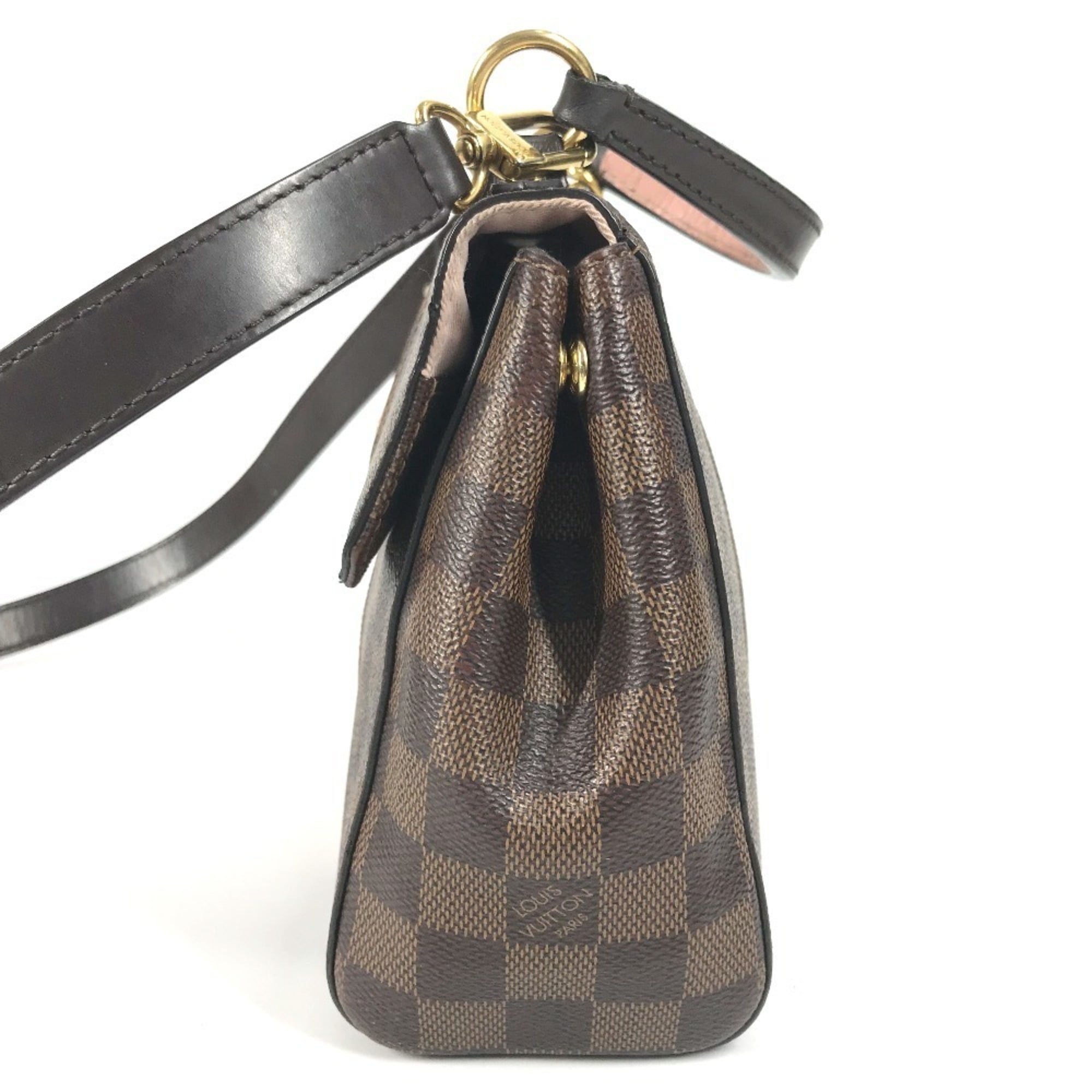 Louis Vuitton Damier Brown Pink Damier Canvas Handbag Shoulder Bag