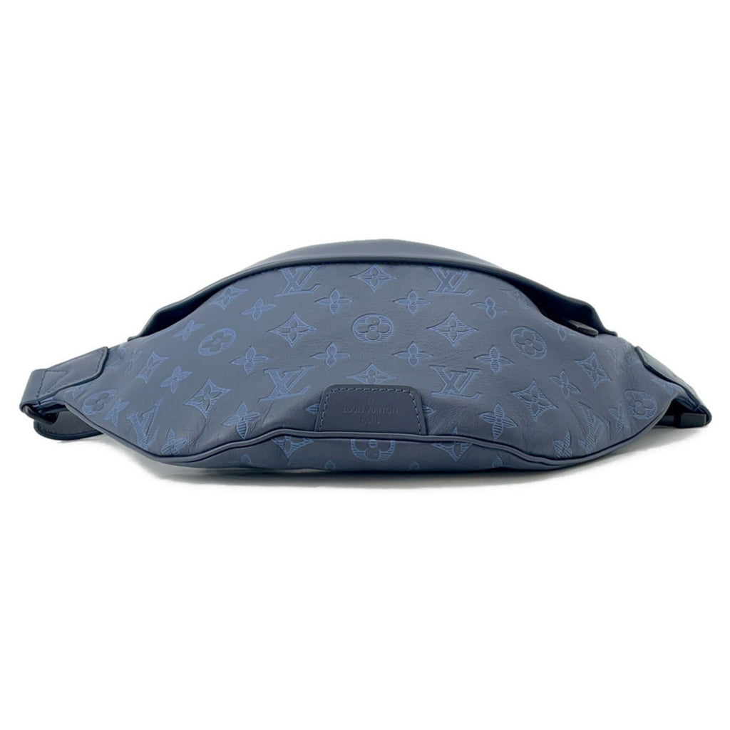 Louis Vuitton Navy Noir Monogram Shadow Fanny Pack Sling Bag
