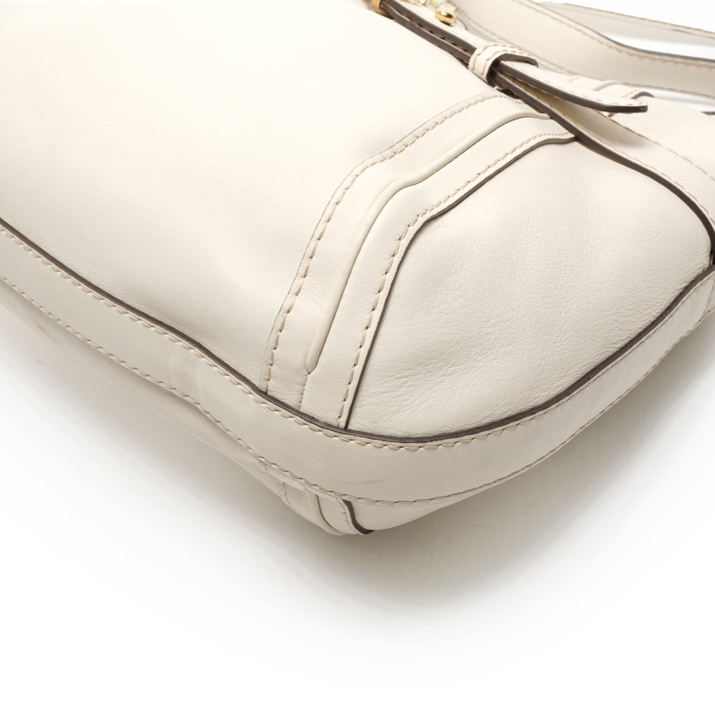 Gucci White Shoulder Bag Tote Bag (Pre-Owned)