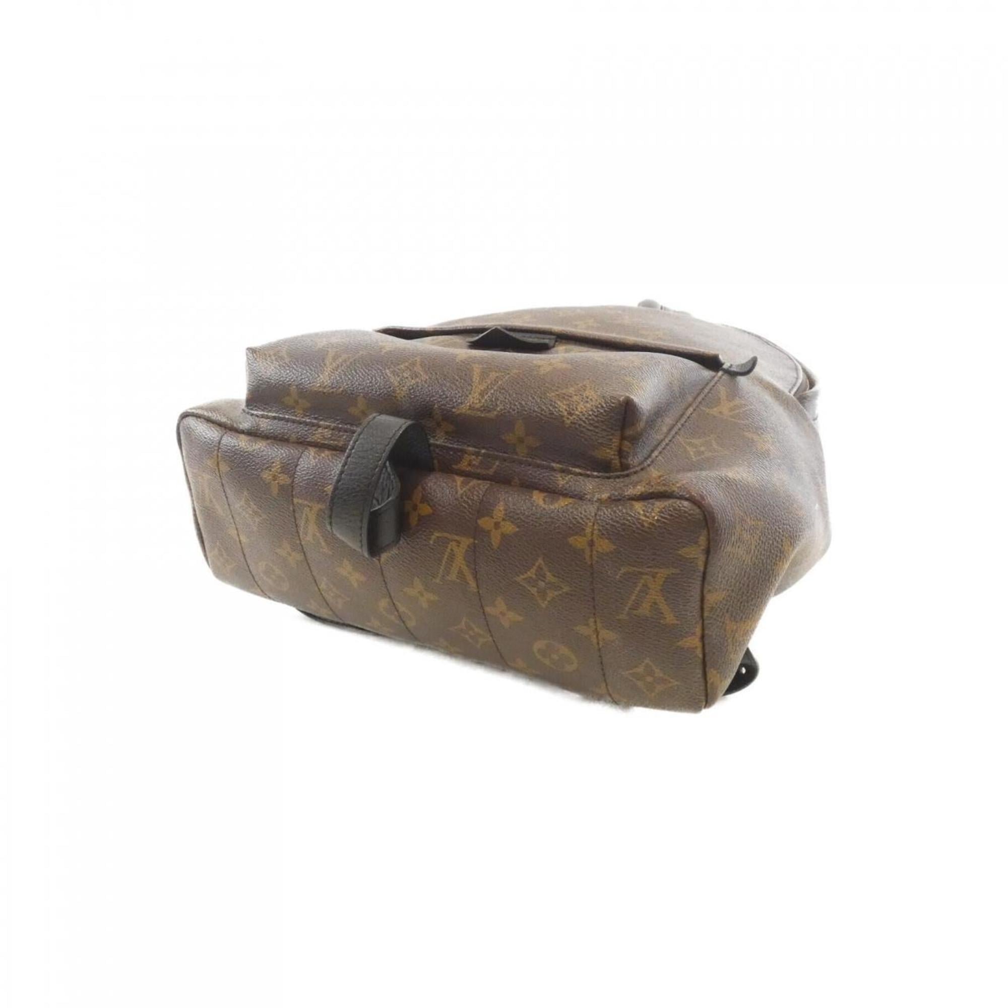 Louis Vuitton Marron Coated Canvas Backpack