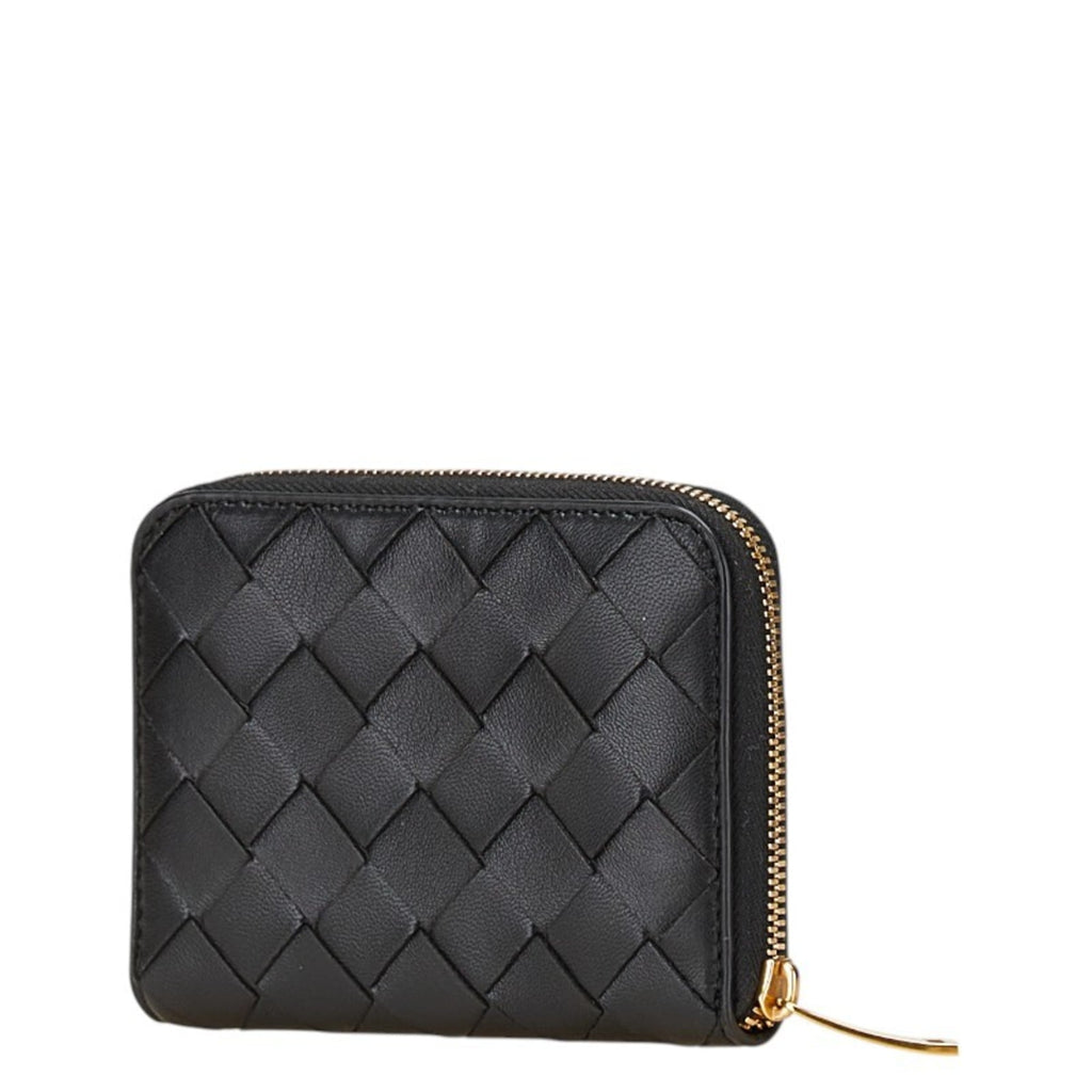 Bottega Veneta Black Leather Wallet (Bi-Fold)