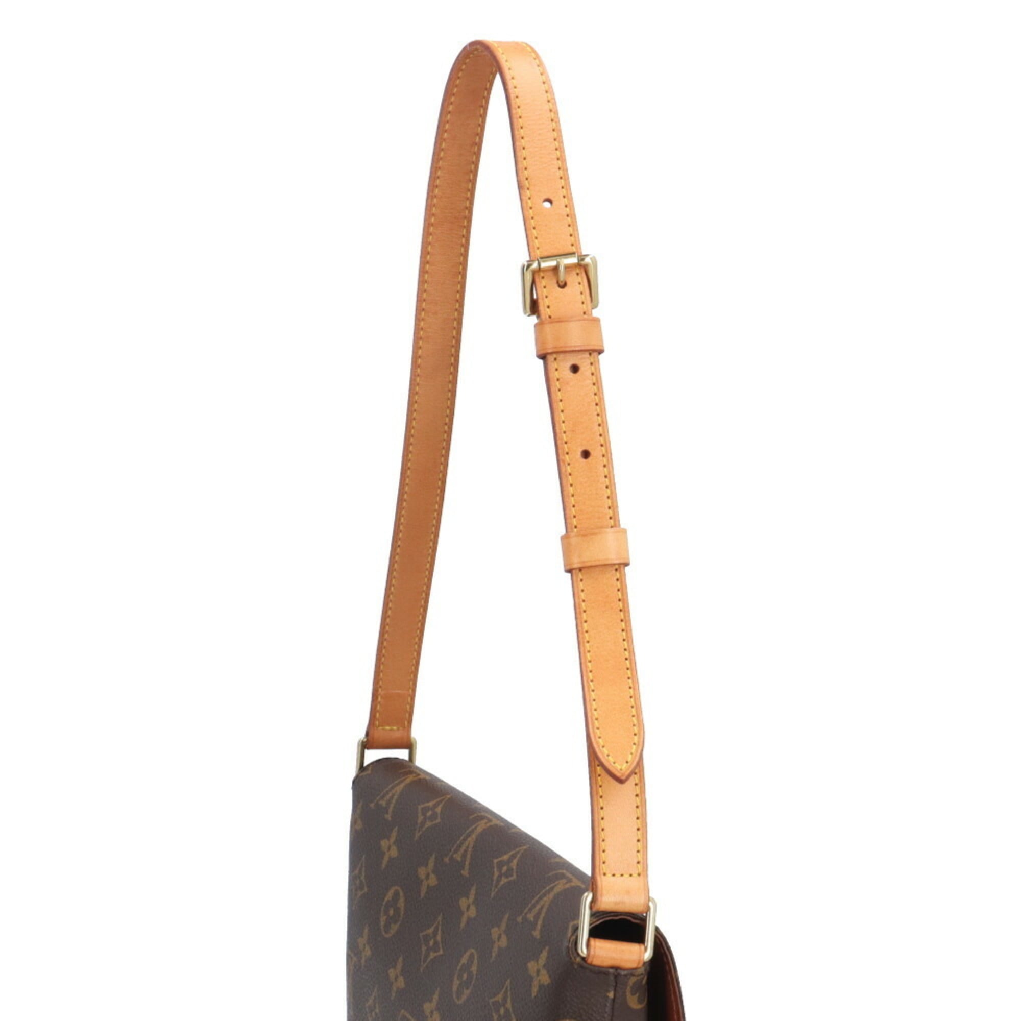 Louis Vuitton Brown Canvas Monogram Shoulder Bag