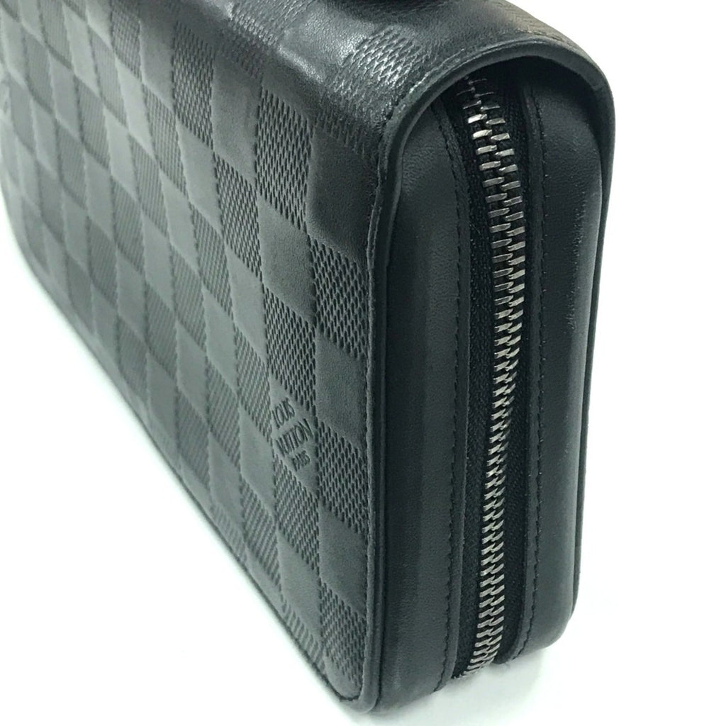 Louis Vuitton Black Noir Damier Infini Leather Coin Purse/Coin Case
