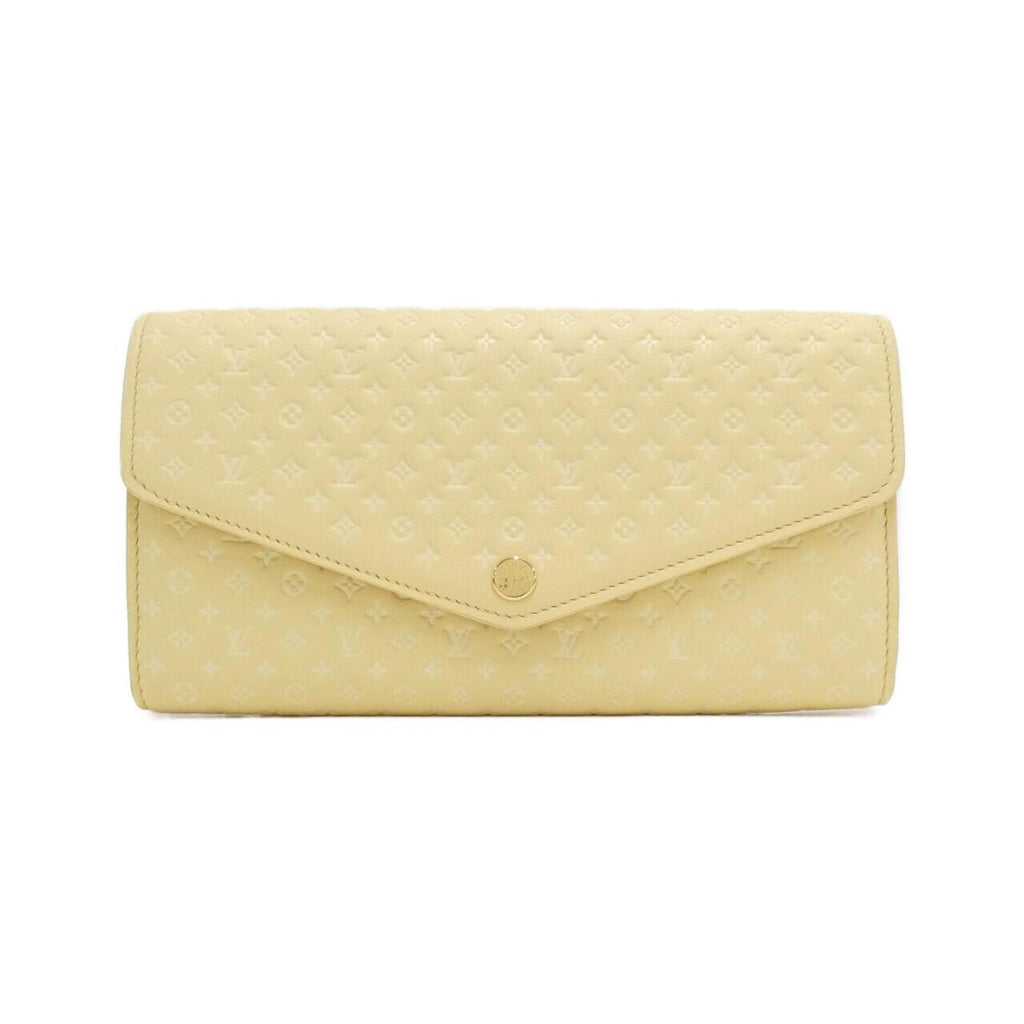 Louis Vuitton Jaune Leather Long Wallet