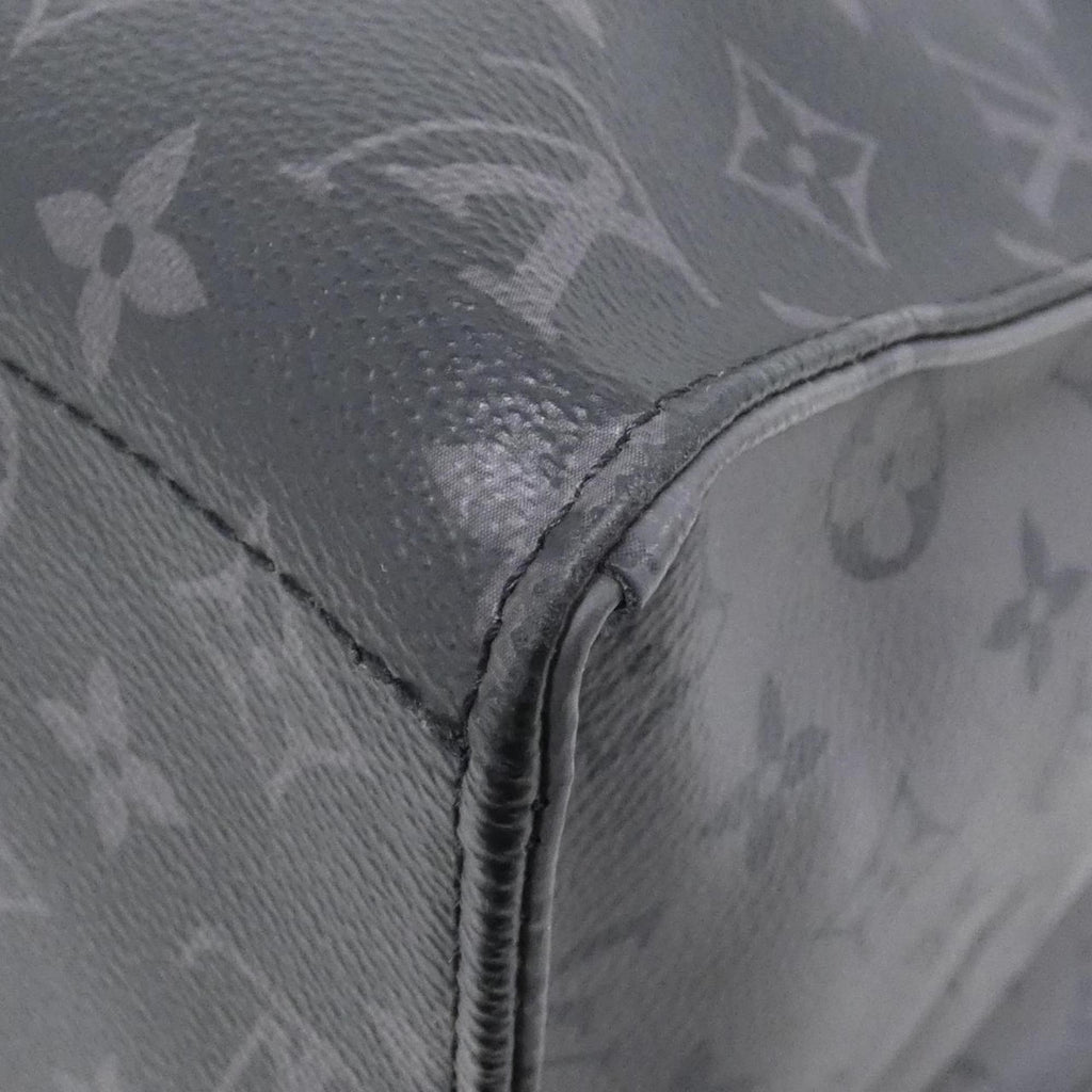 Louis Vuitton Black Gris Coated Canvas Handbag