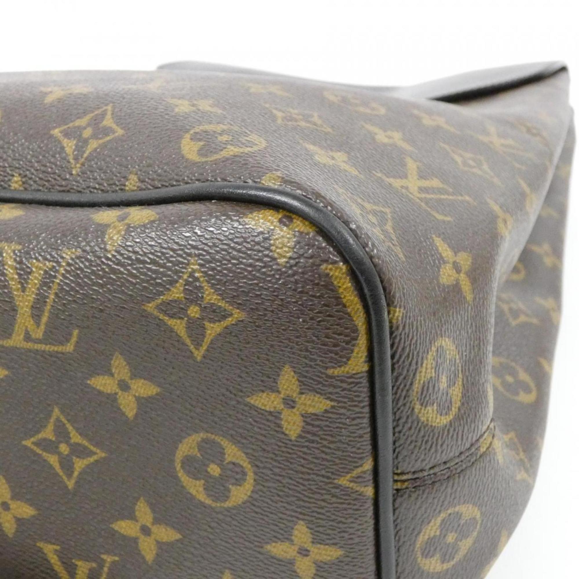 Louis Vuitton Brown Coated Canvas Backpack