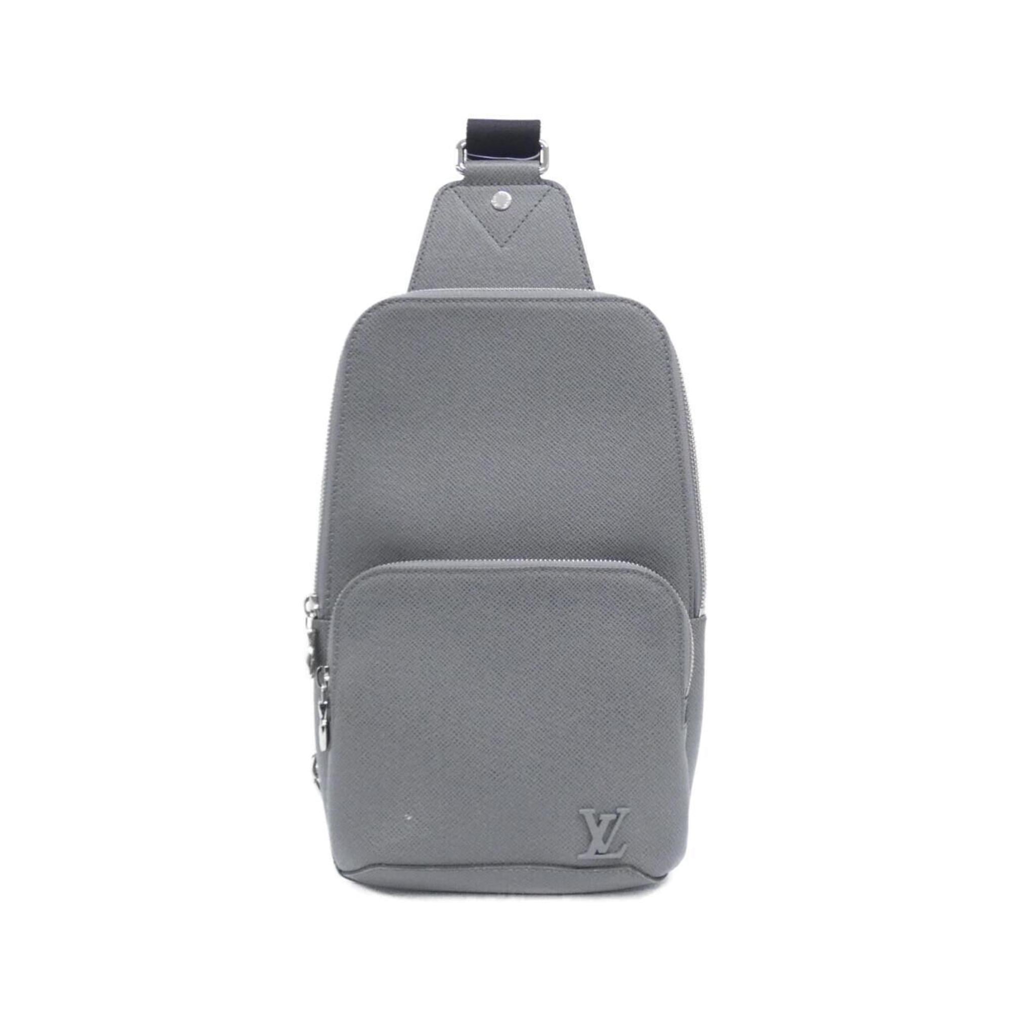 Louis Vuitton Gris Leather Shoulder Bag