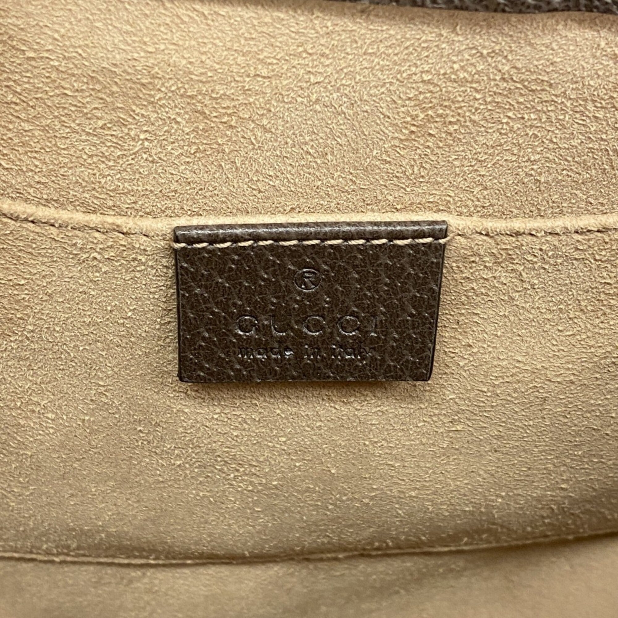 Gucci Brown Pvc Handbag (Pre-Owned)