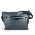 Louis Vuitton Black Damier Graphite Shoulder Bag