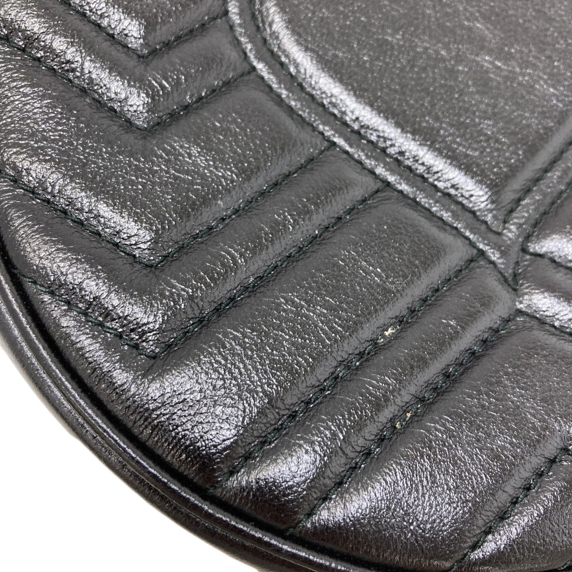 Gucci Black Leather Shoulder Bag (Pre-Owned)
