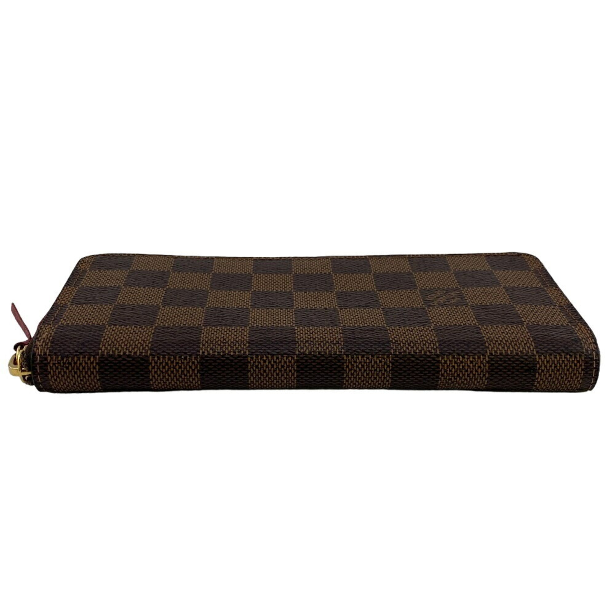 Louis Vuitton Damier Brown Leather Long Wallet